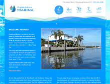 Tablet Screenshot of pasadenamarina.com